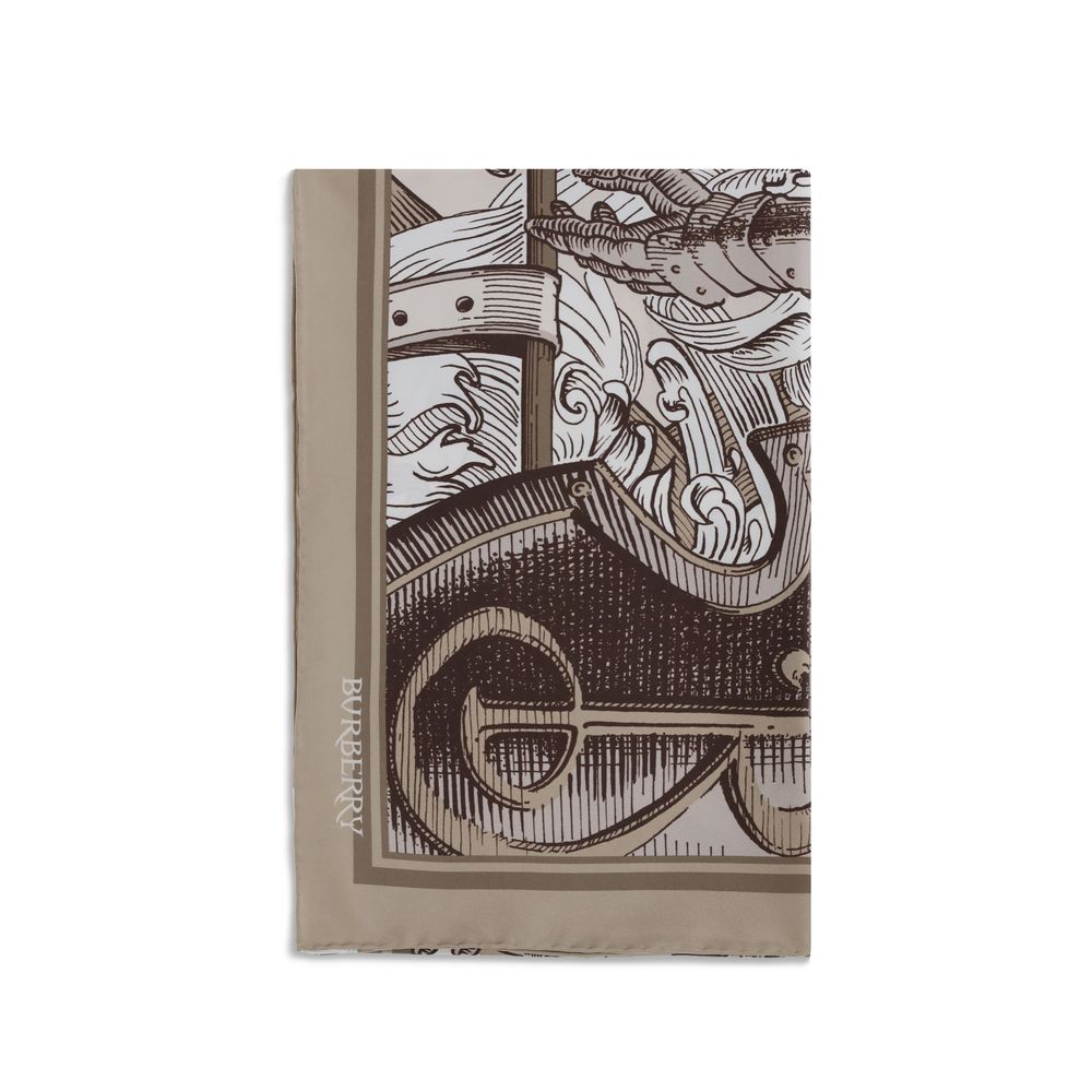 Écharpe Burberry Knight Engraving multicolore