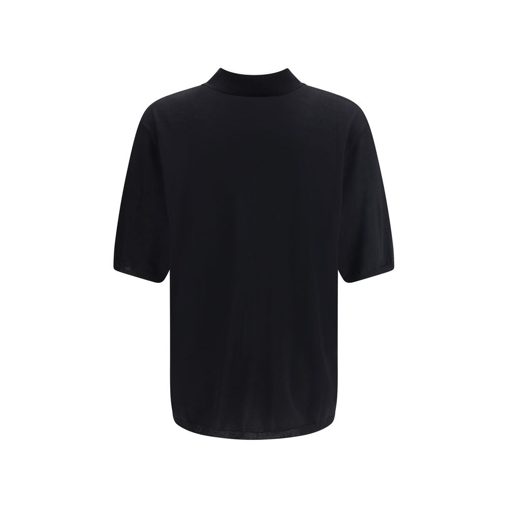 Polo Saint Laurent en laine noir