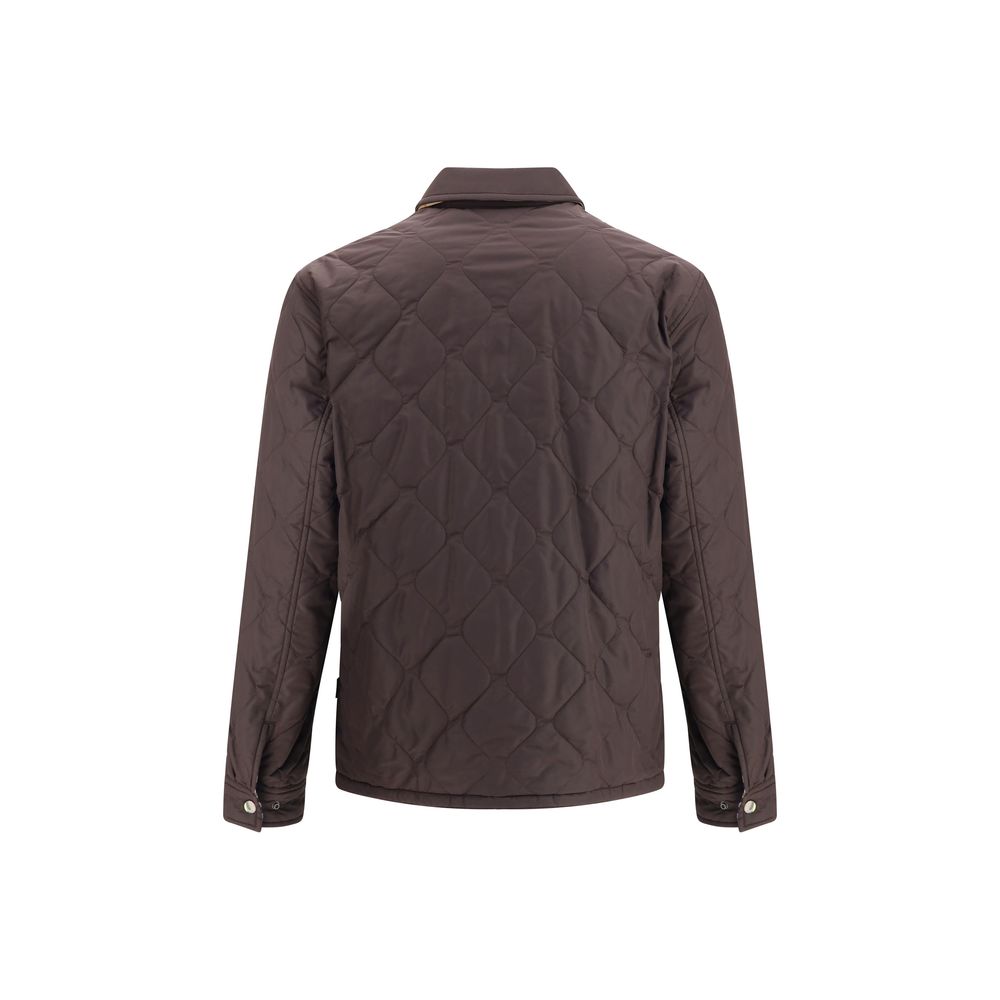 Veste matelassée Burberry réversible beige