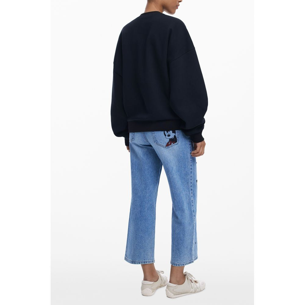 Sweatshirt Desigual Hello Mickey noir