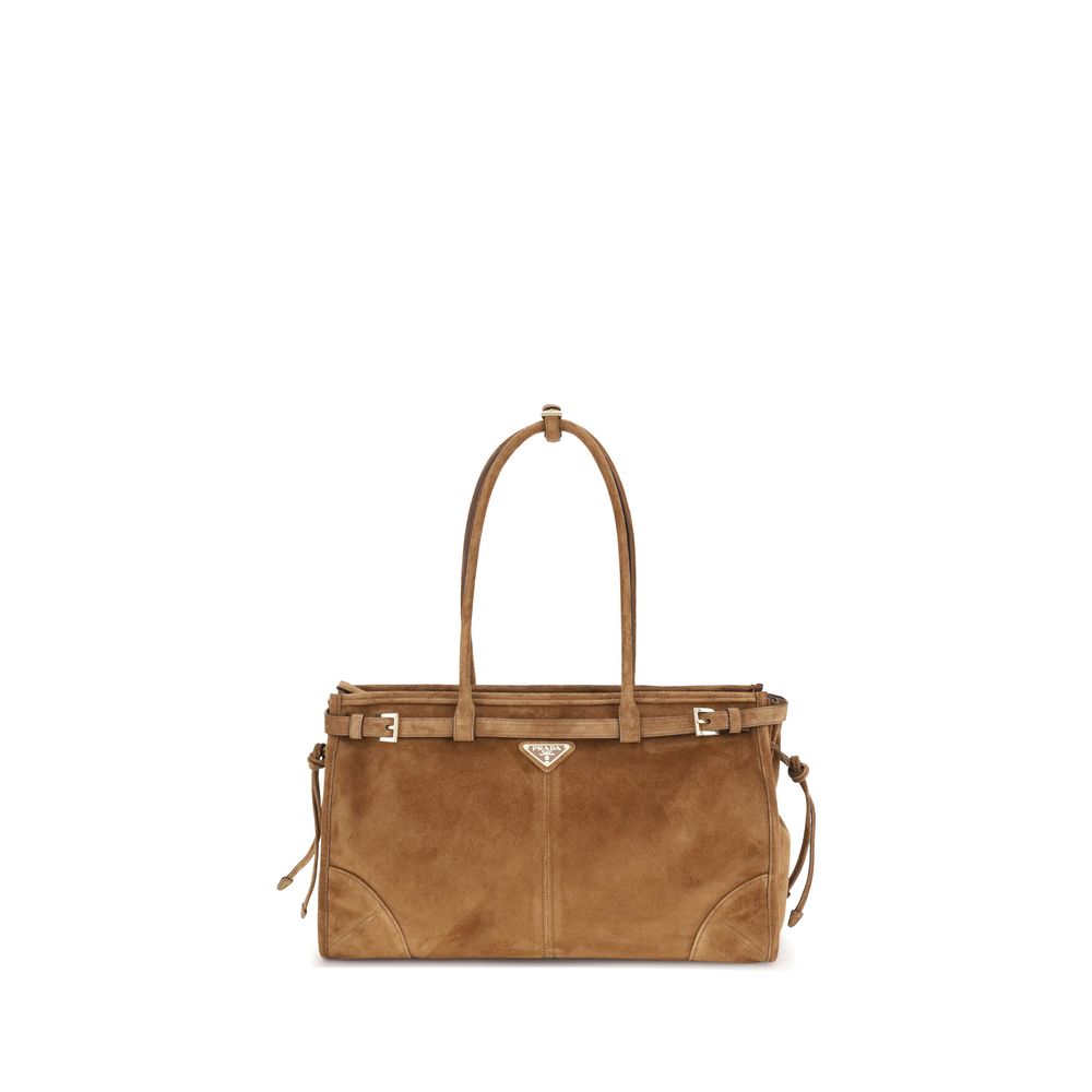 Sac à main Prada Bonnie beige