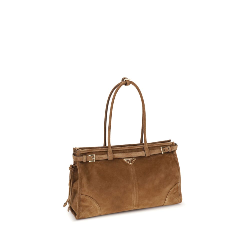 Sac à main Prada Bonnie beige