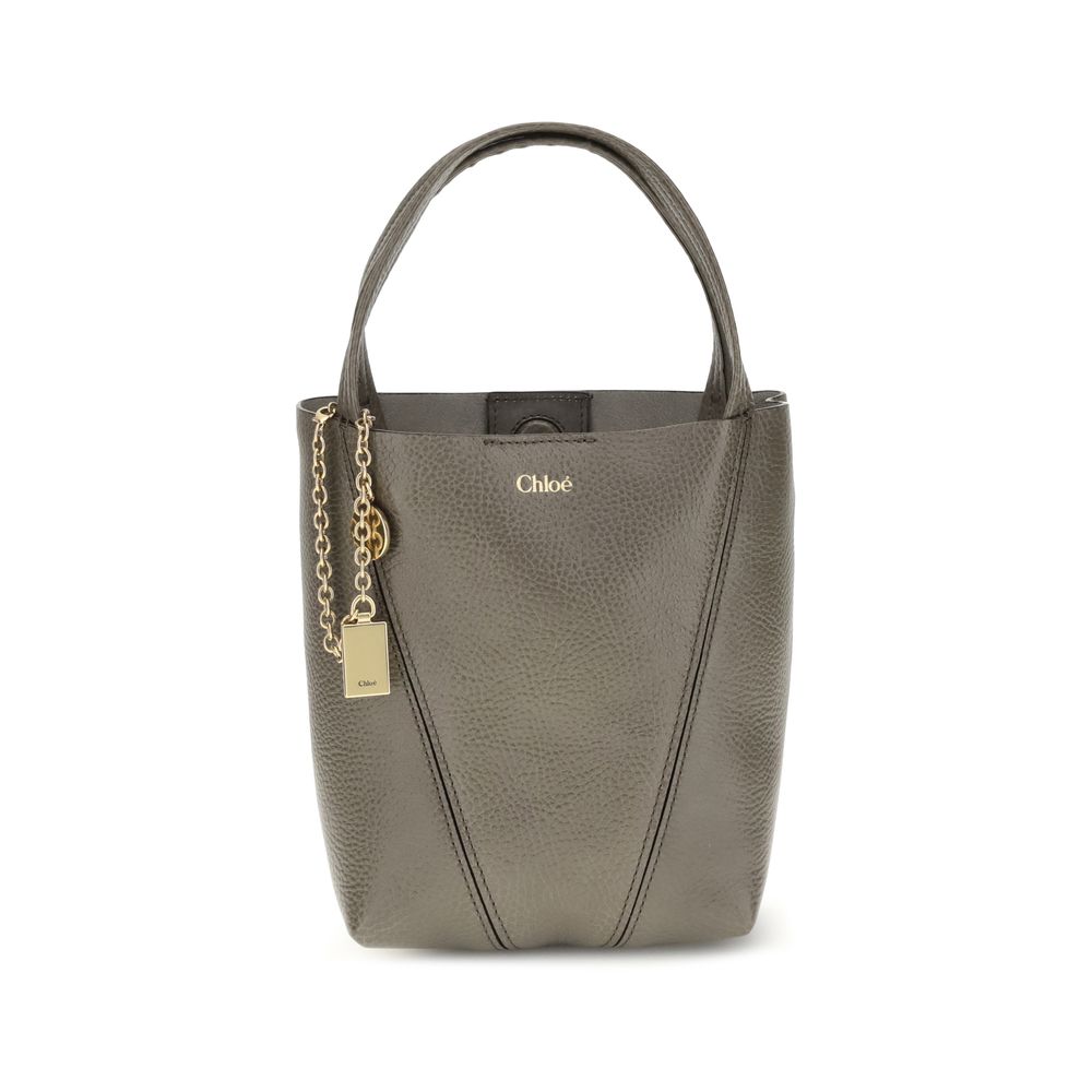 Sac à épaule Chloé Spin en cuir