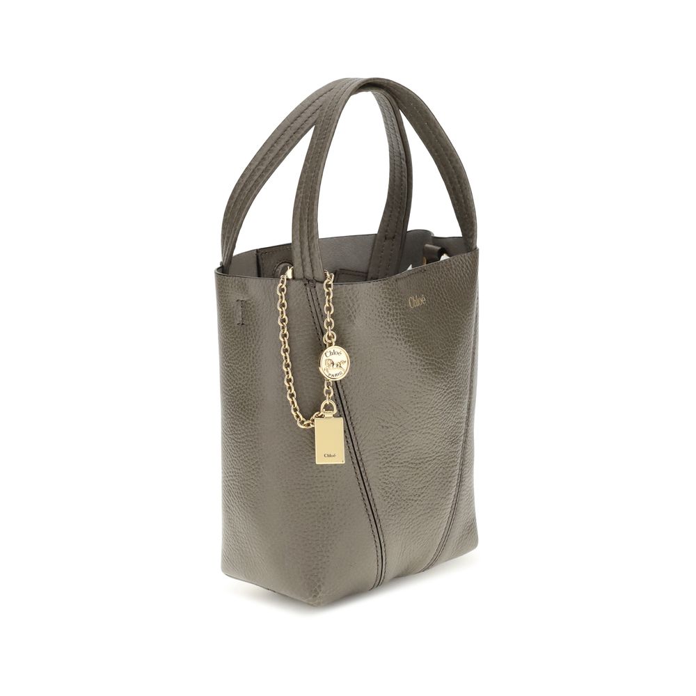 Sac à épaule Chloé Spin en cuir