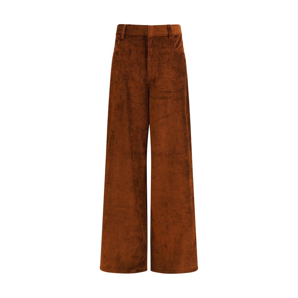 Pantalon Petar Petrov large beige