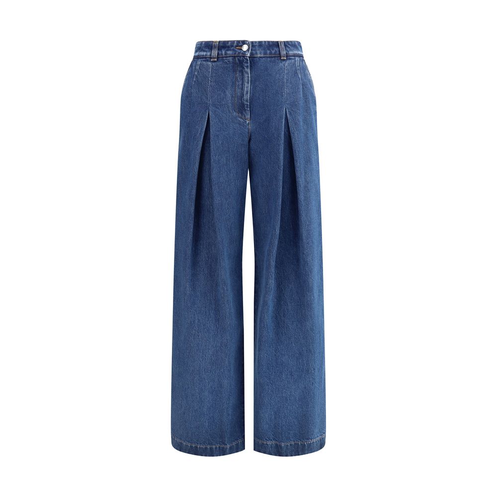 Jean Dolce & Gabbana à pinces bleu