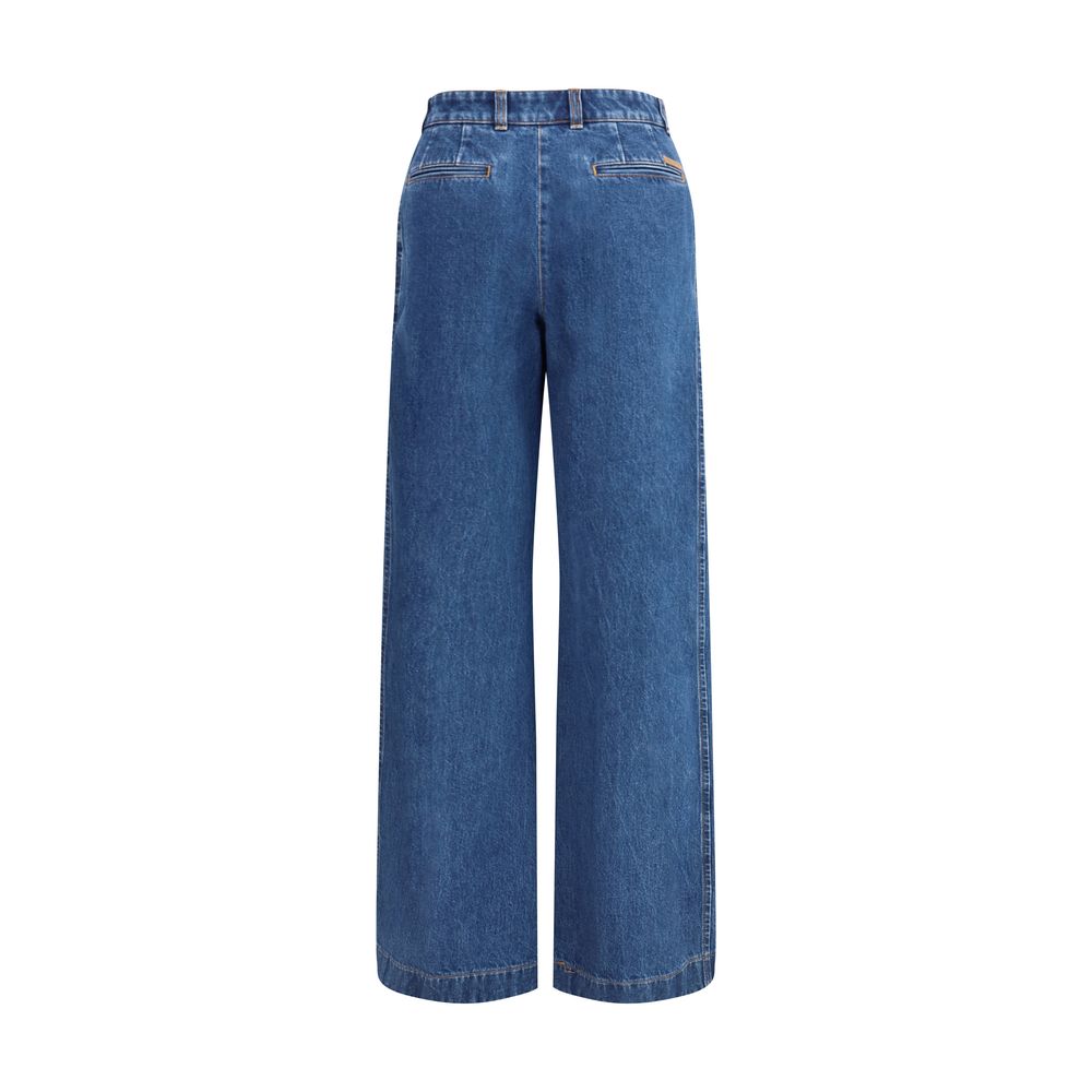 Jean Dolce & Gabbana à pinces bleu