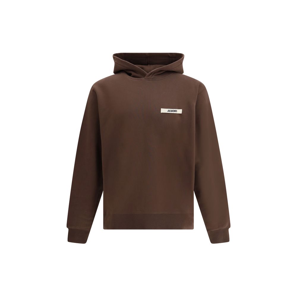 Sweat à capuche Jacquemus gris