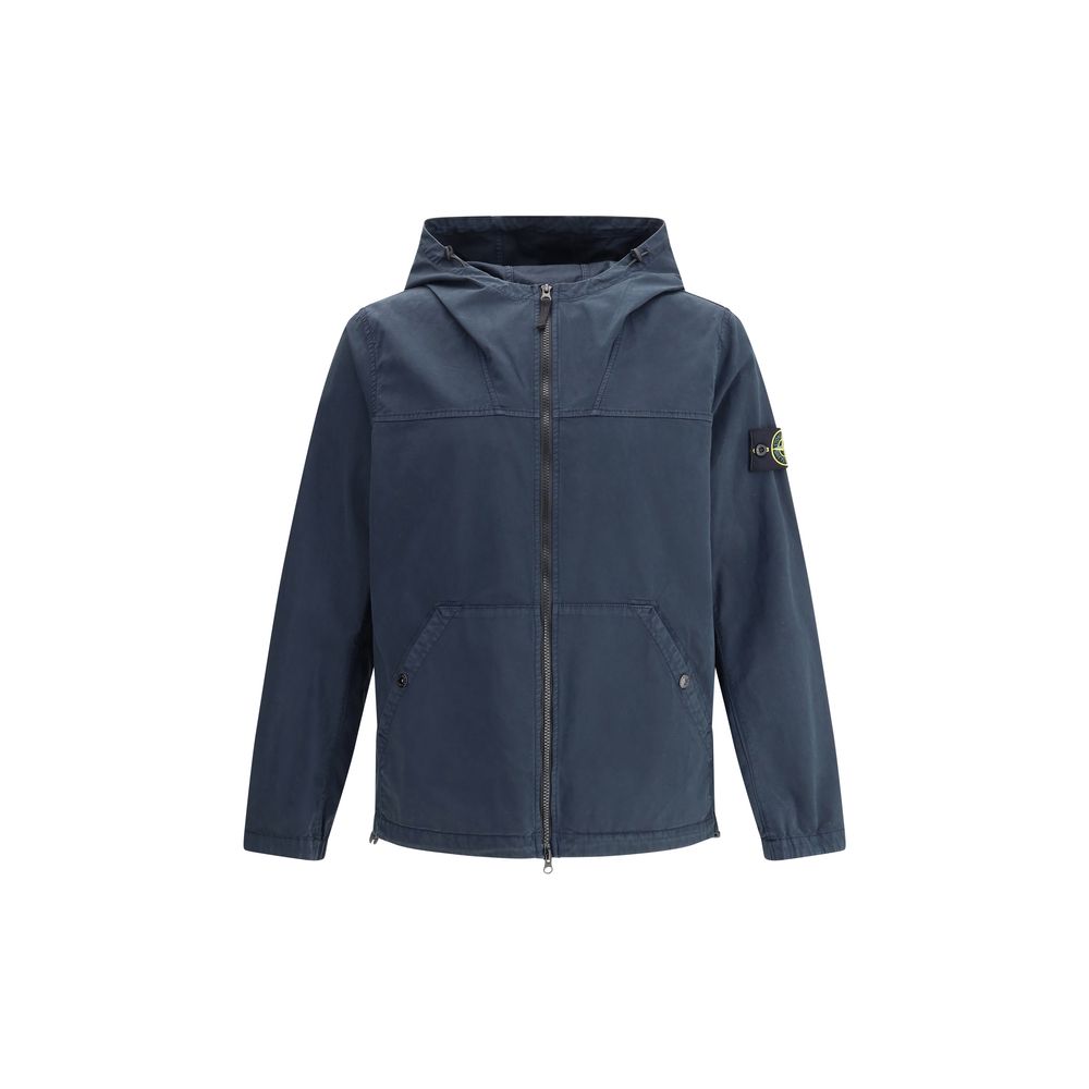 Veste Stone Island à capuche verte