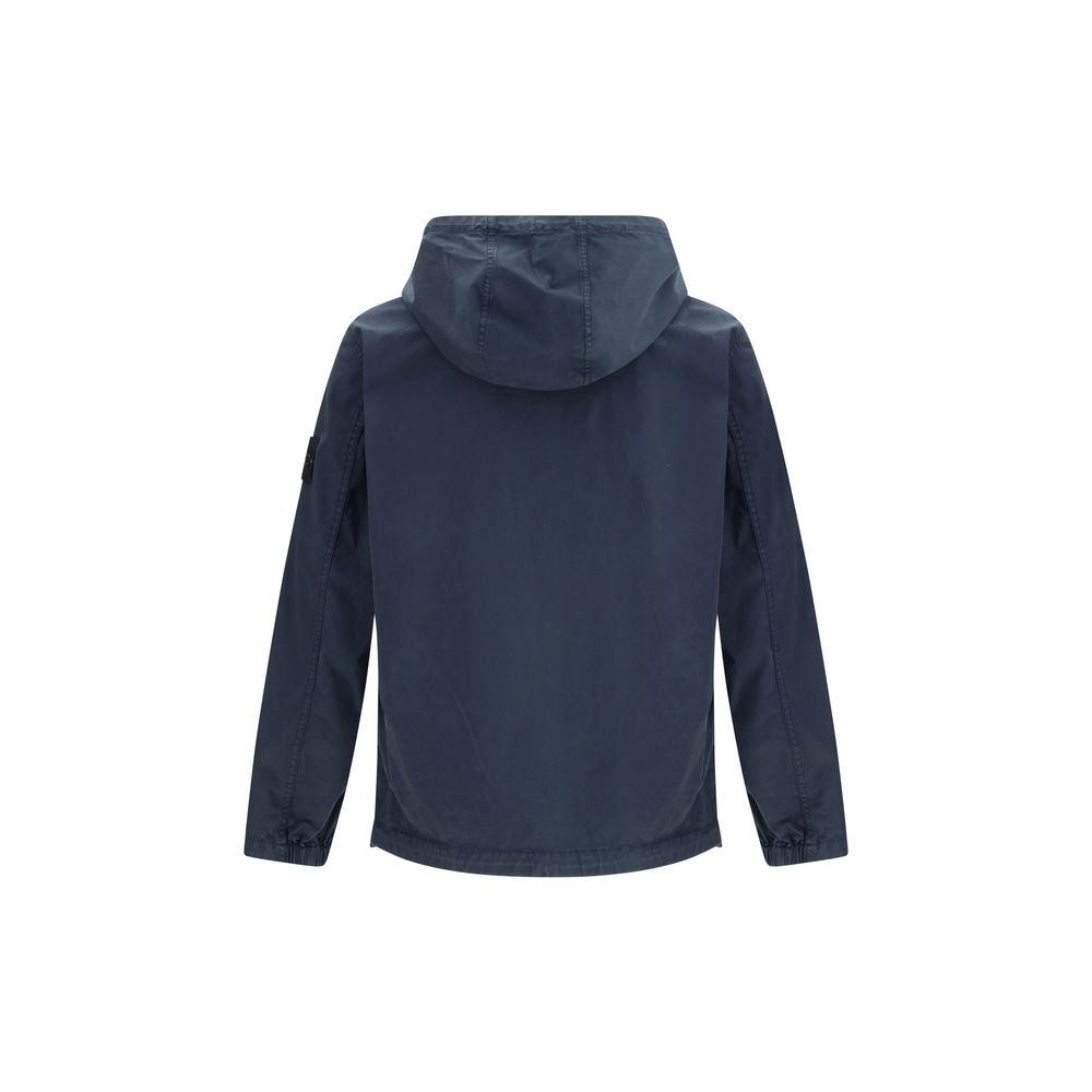 Veste Stone Island à capuche verte