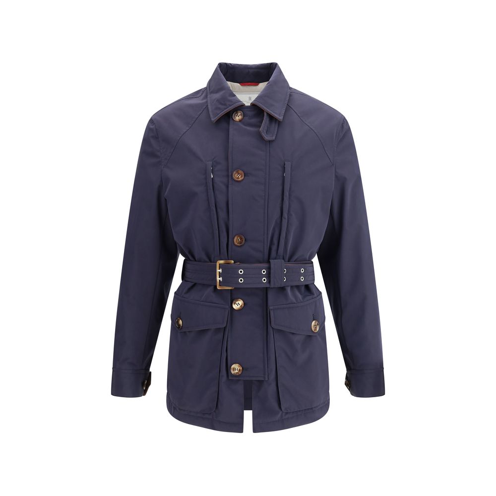 Veste Brunello Cucinelli saharienne noire