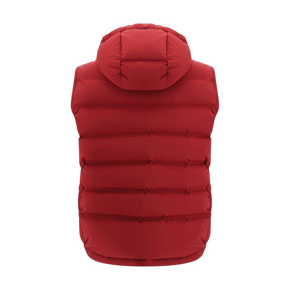 Gilet Brunello Cucinelli avec capuche noir