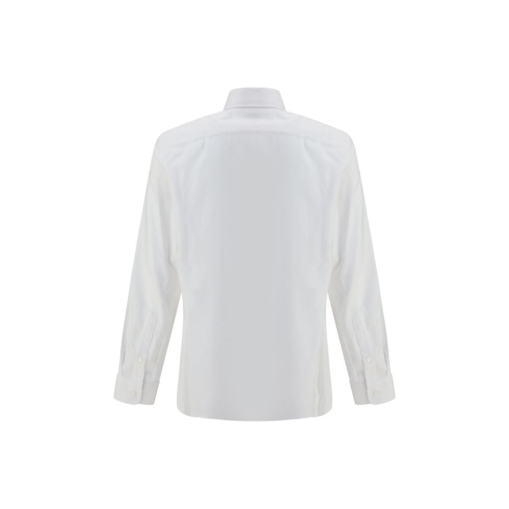 Chemise Brunello Cucinelli blanche monochrome