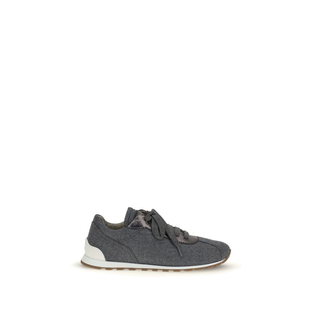 Baskets Brunello Cucinelli gris