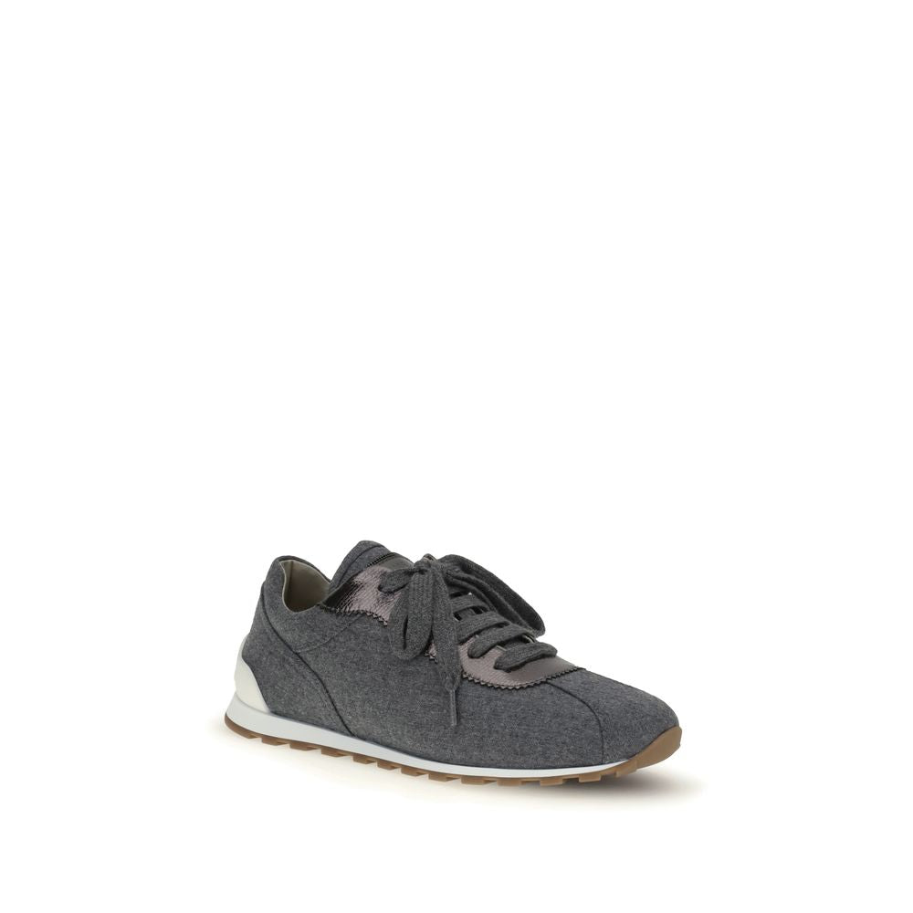 Baskets Brunello Cucinelli gris