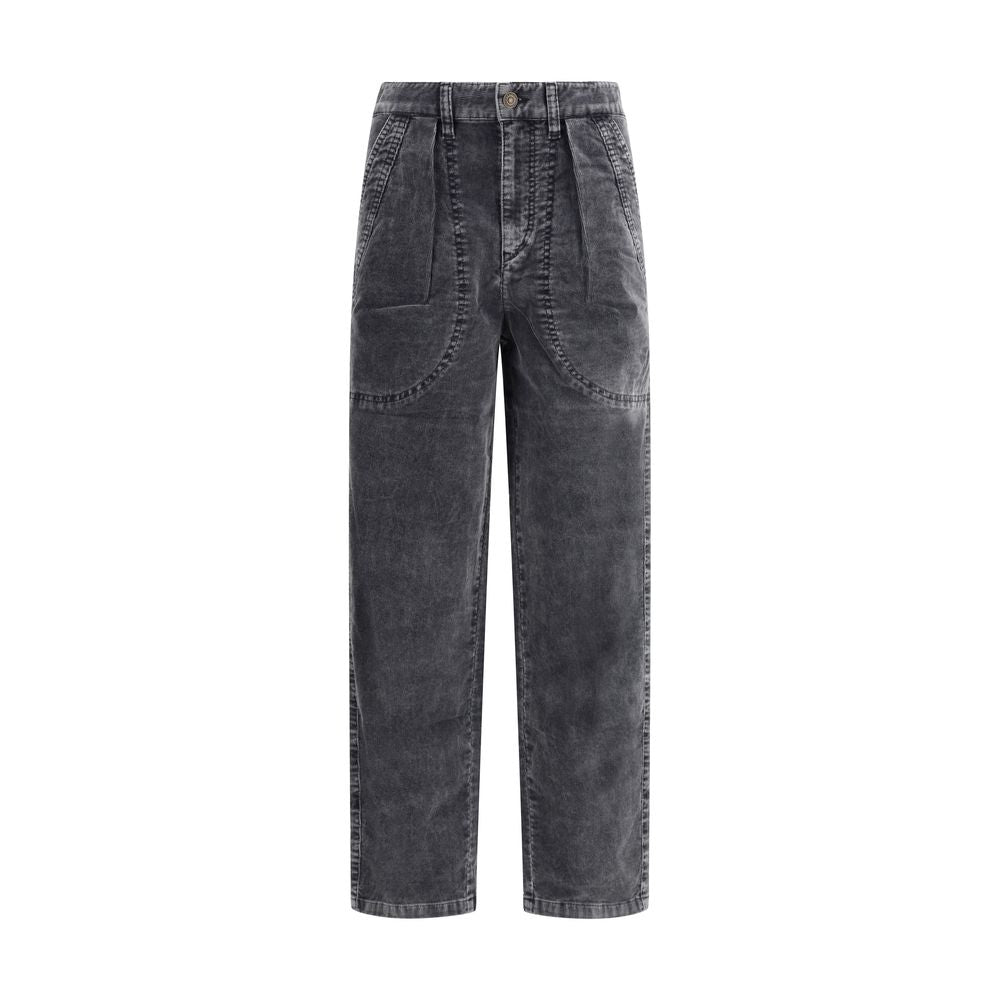 Pantalon Marant Étoile en velours délavé