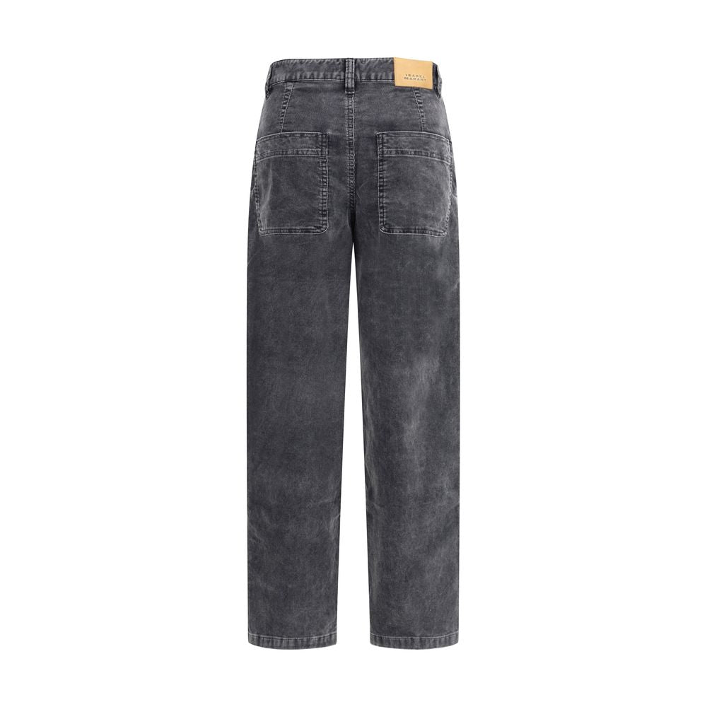 Pantalon Marant Étoile en velours délavé