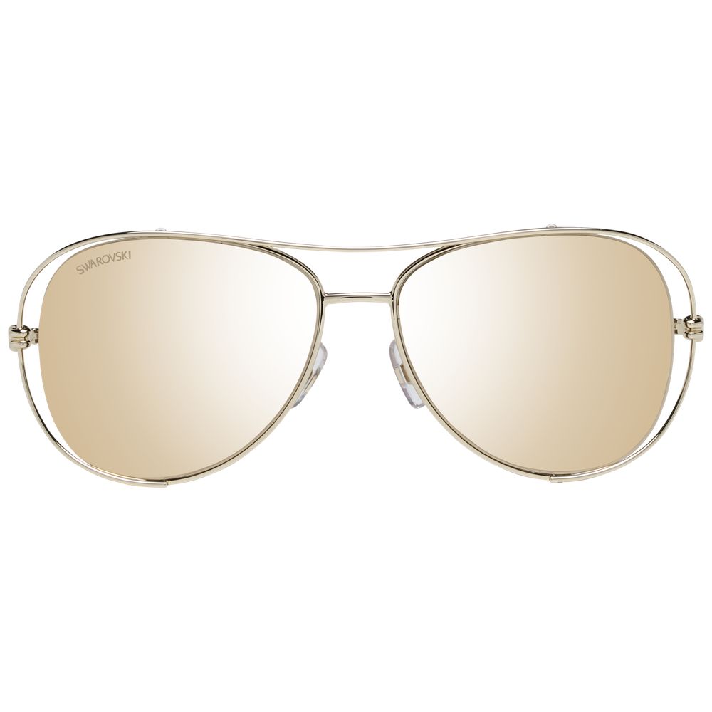 Lunettes de soleil or métalliques