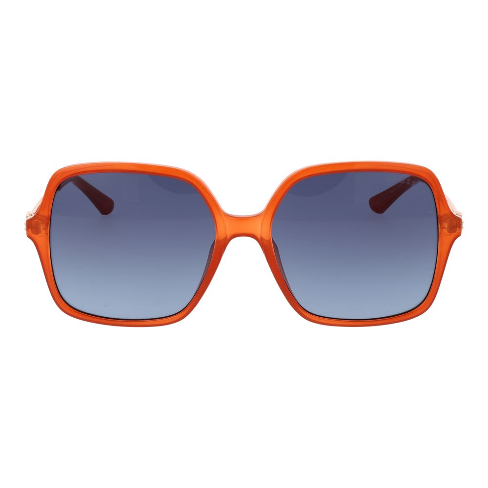 Lunettes de soleil orange dégradées oranges