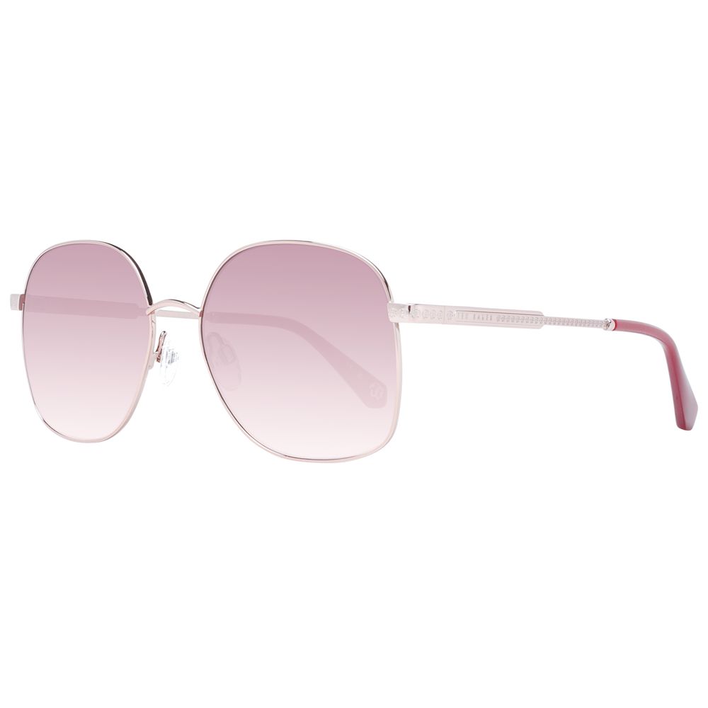 Lunettes de soleil Or rose