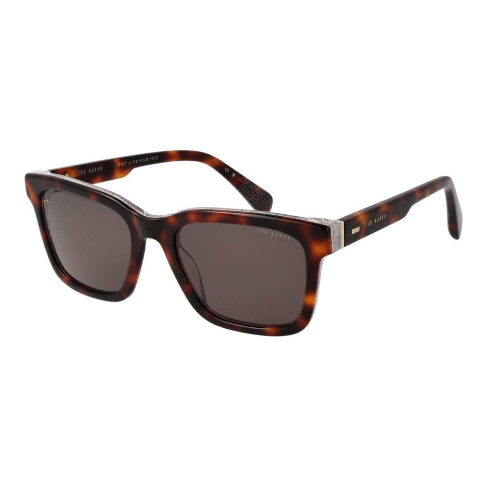 Lunettes de soleil marron vertes