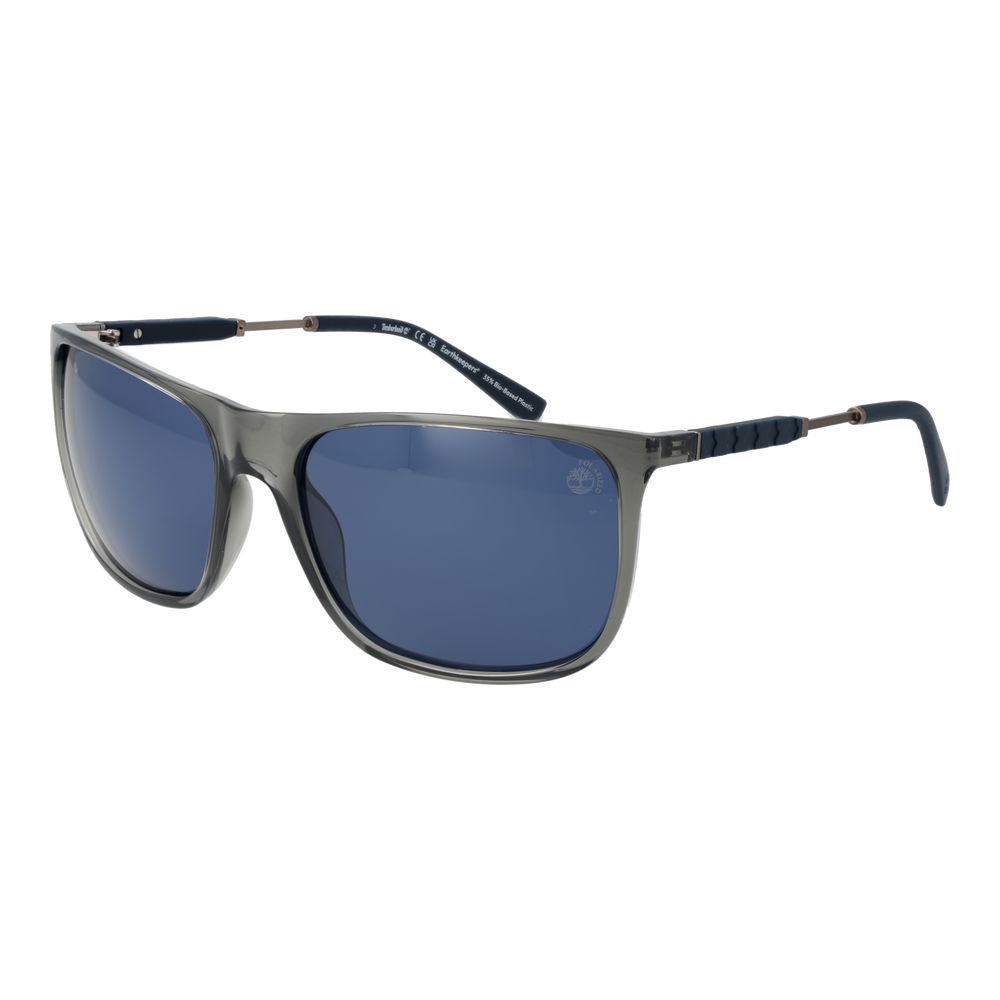 Lunettes Gray Men rectangulaires grises
