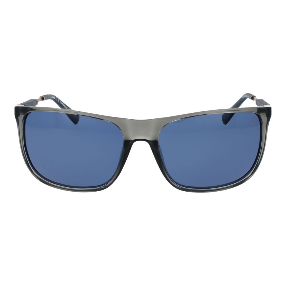 Lunettes Gray Men rectangulaires grises