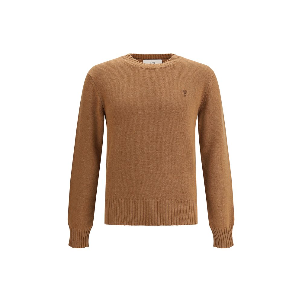 Sweater Ami Paris De Coeur beige