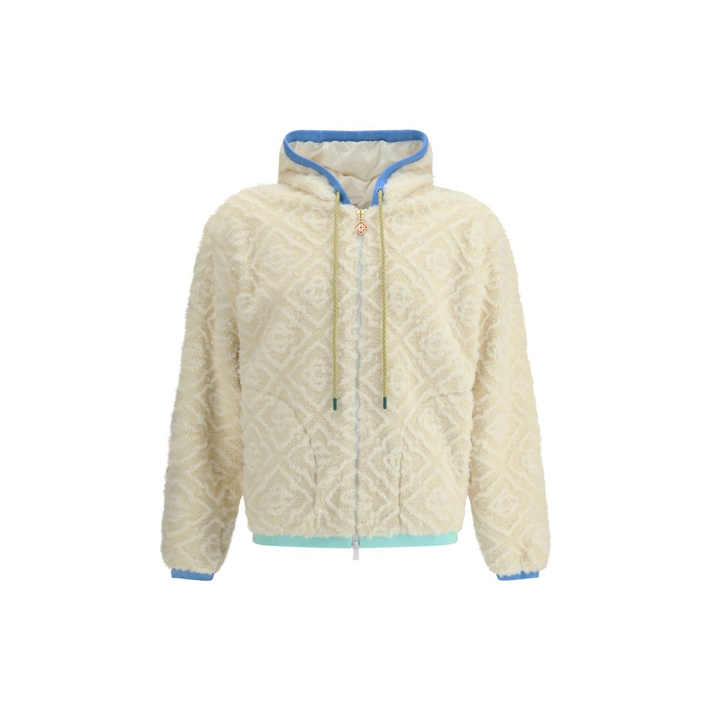 Veste Casablanca Monogram jacquard crème