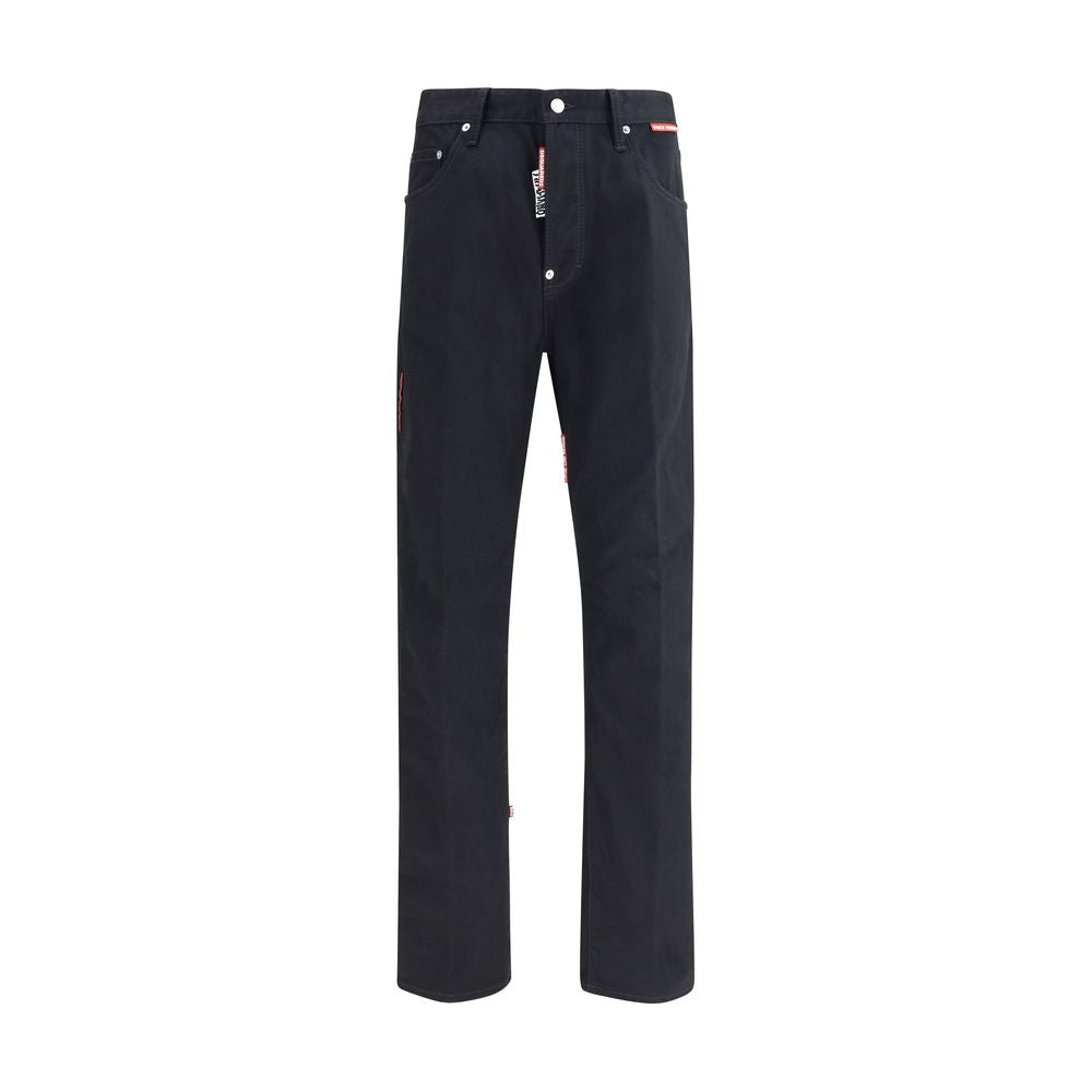 Jeans Dsquared2 droits bleu denim