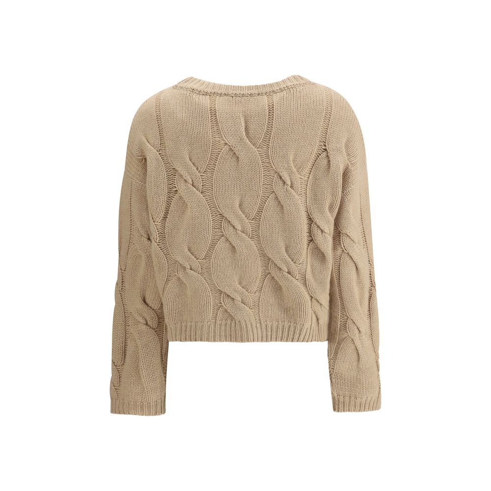 Pull Bruno Manetti à col rond noir