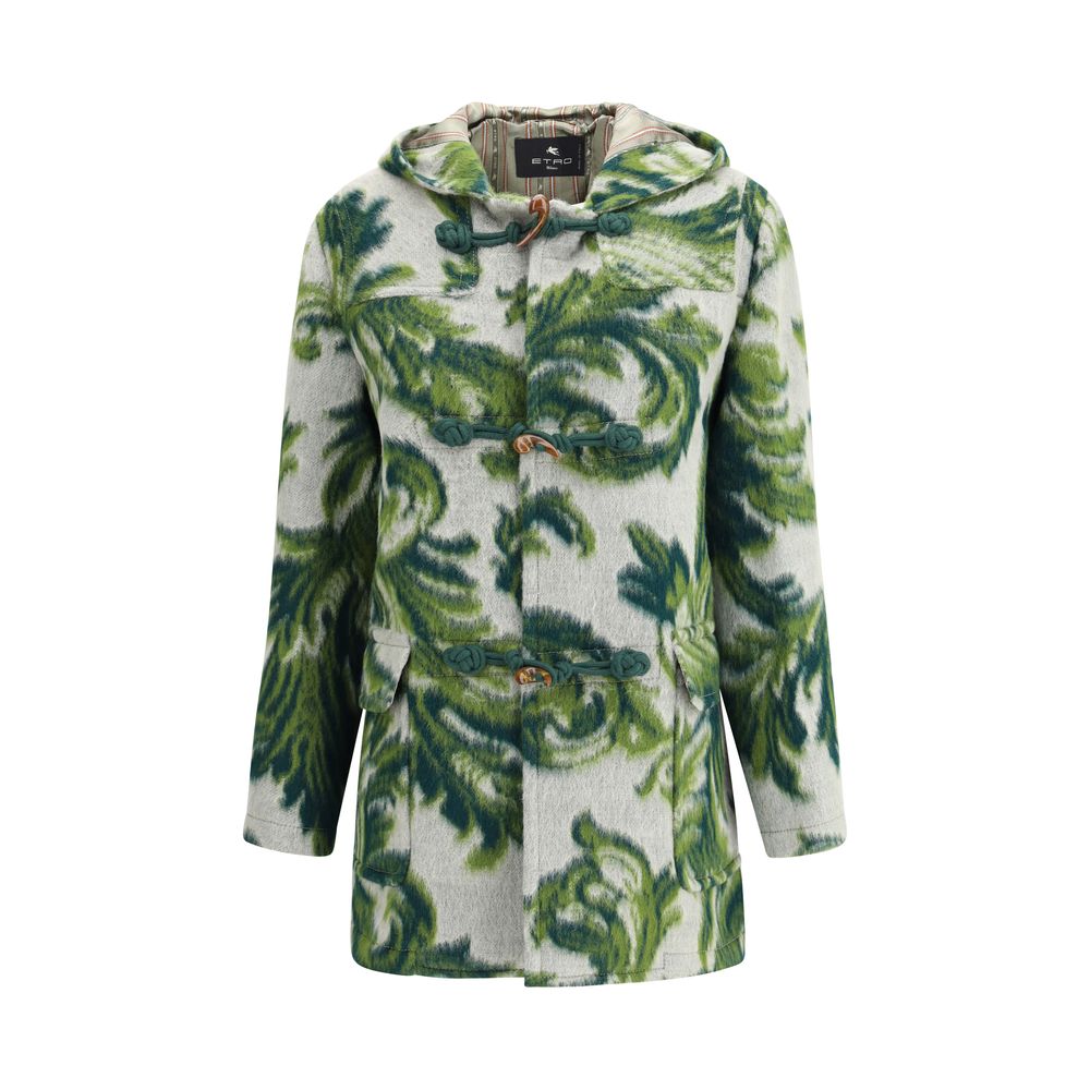 Manteau Etro Duffle laine multicolore