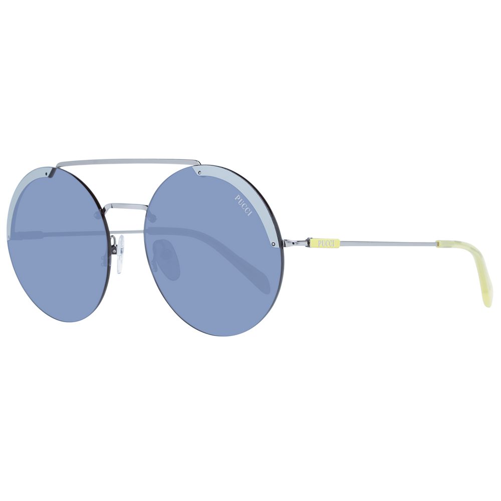 Lunettes de soleil grises moitié montantes