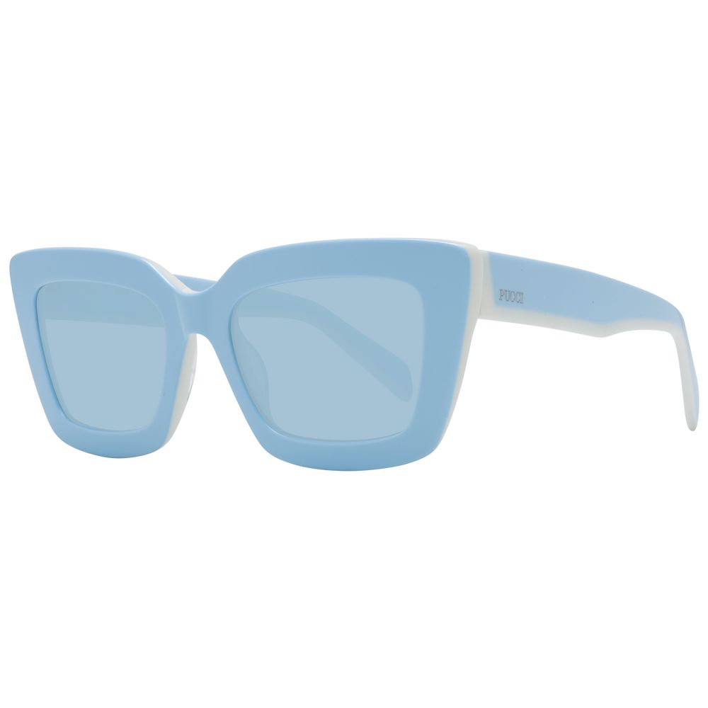 Lunettes de soleil bleues