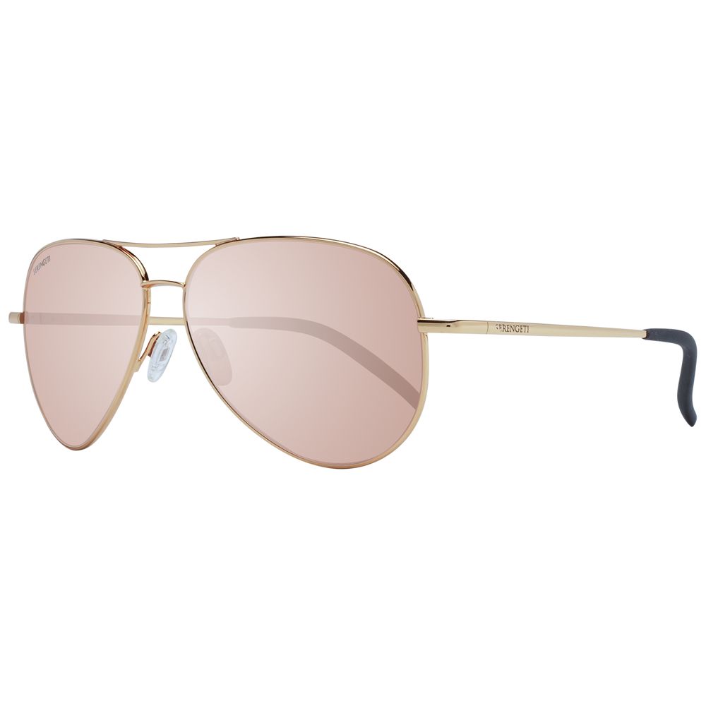 Lunettes Serengeti Gold aviator dorées