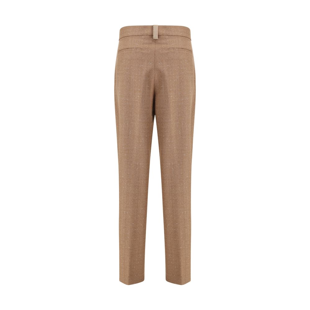 Pantalon Fabiana Filippi Prince de Galles gris