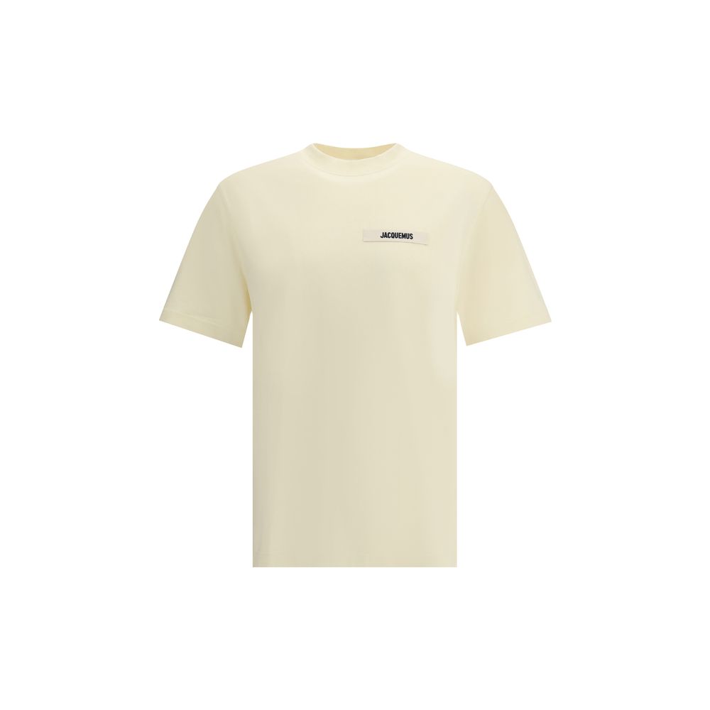 T-shirt Jacquemus logo blanc