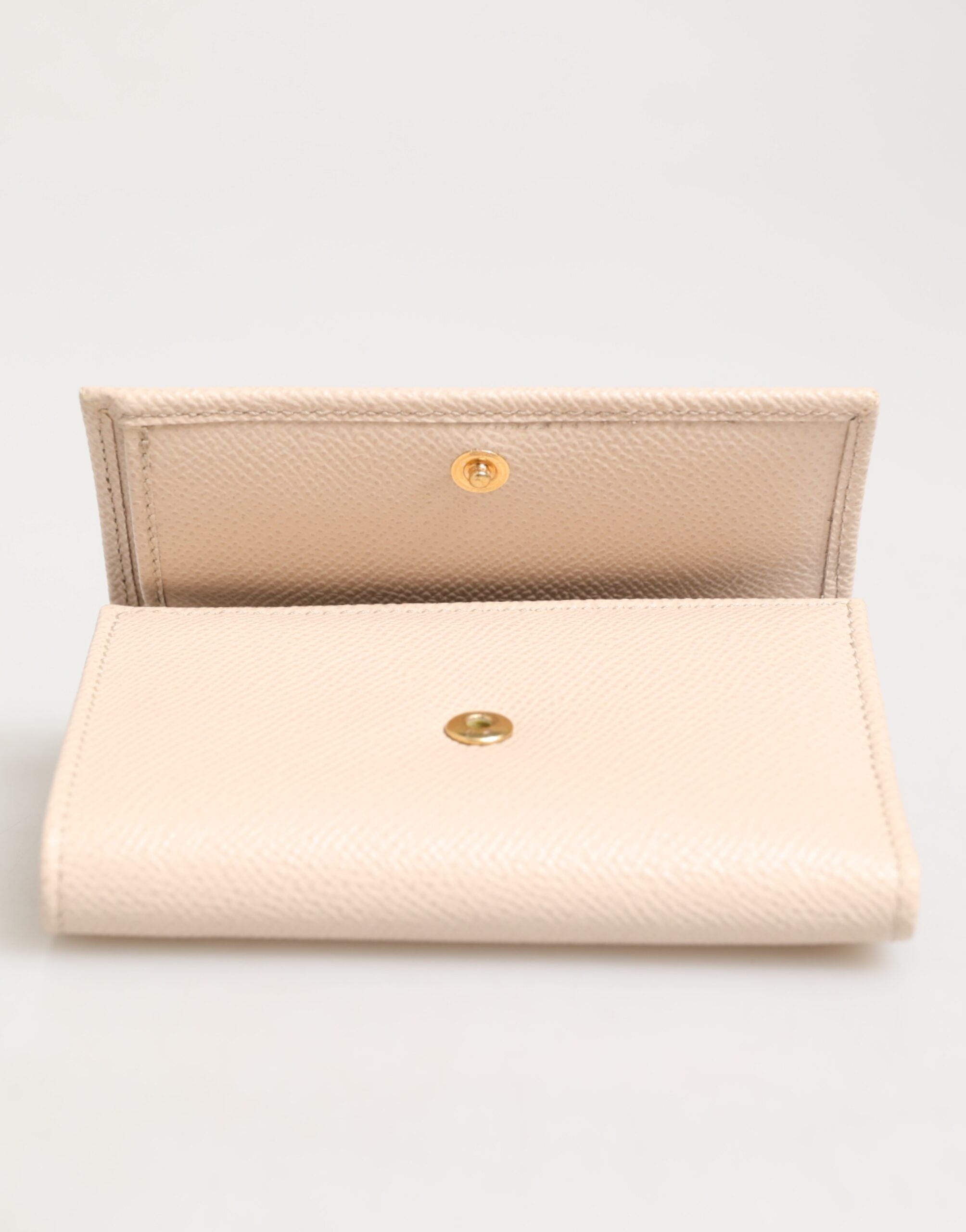 Portefeuille Dolce & Gabbana French Flap rose clair
