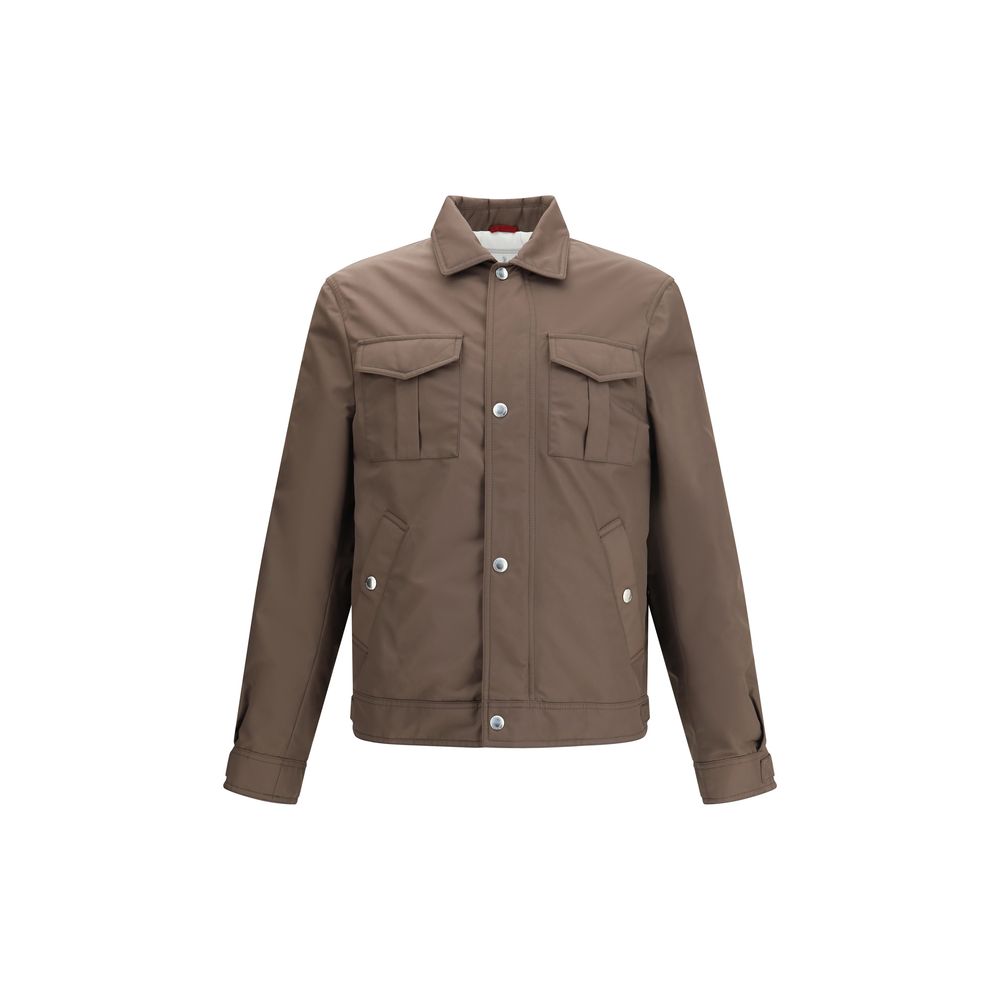 Veste chemise Brunello Cucinelli noire