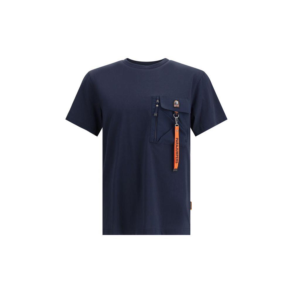 T-shirt Parajumpers à poche blanc