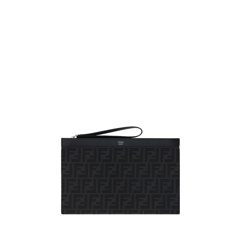 Trousse Fendi jacquard multicolore