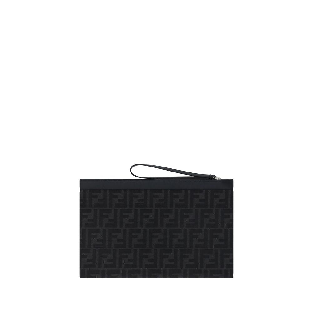 Trousse Fendi jacquard multicolore