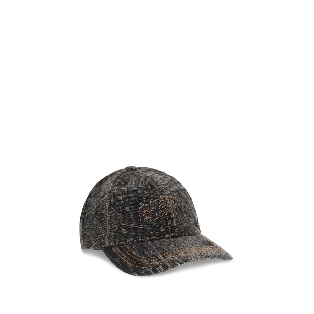 Casquette Ganni denim bleue
