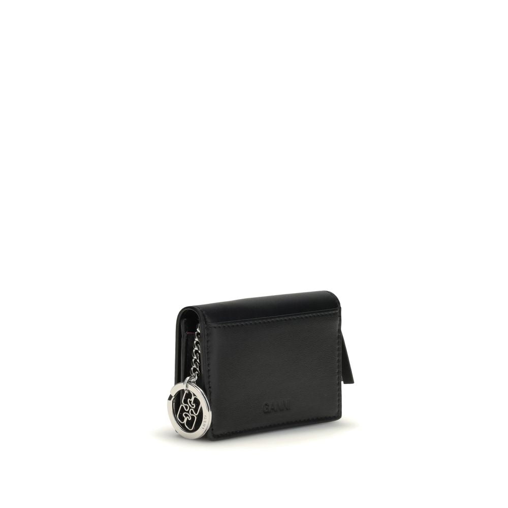 Porte-cartes Ganni Dog bleu