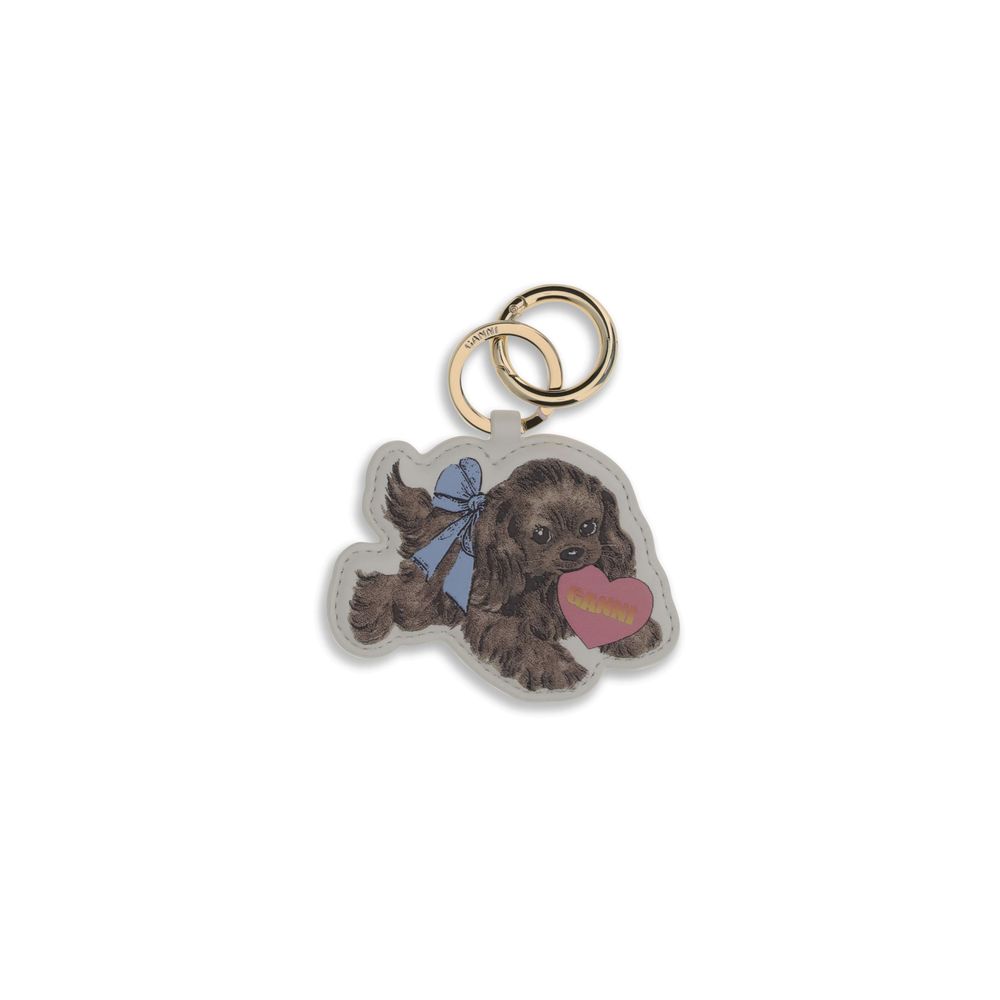 Porte-clés Ganni Chien multicolore