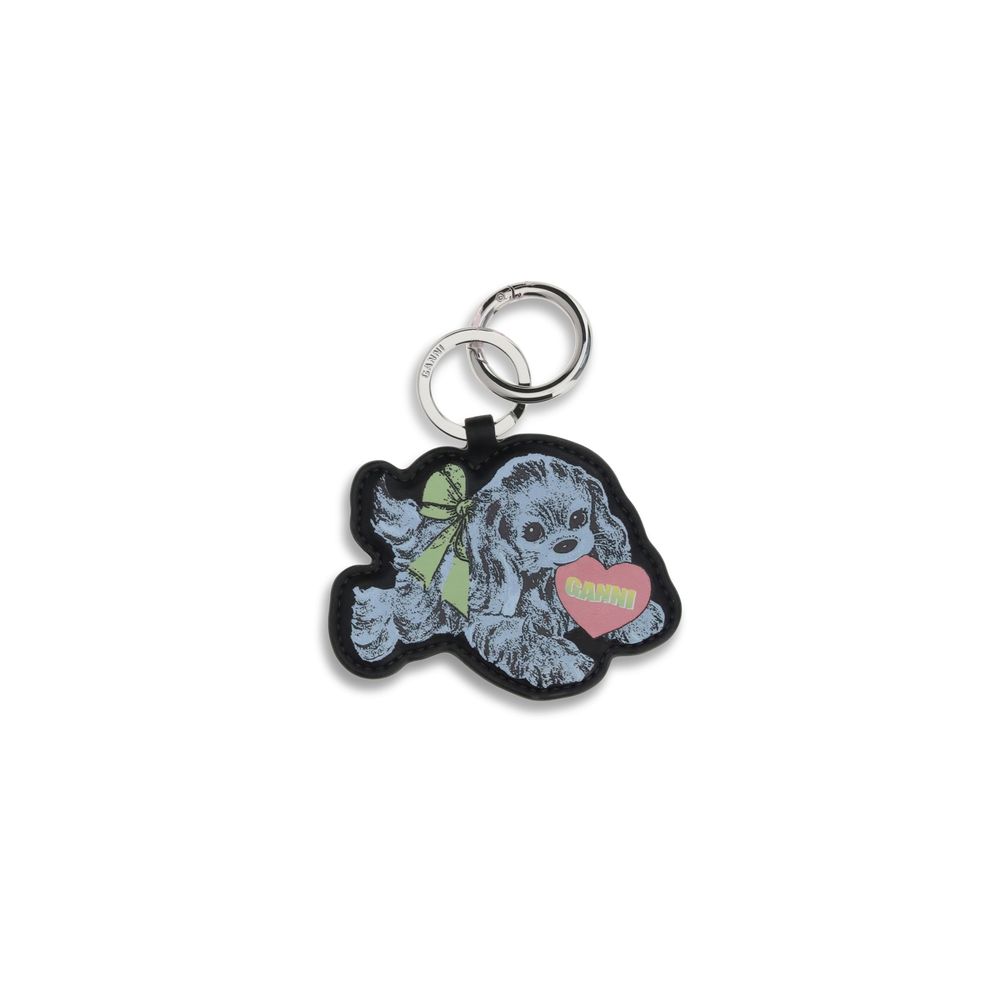 Porte-clés Ganni Puppy multicolore