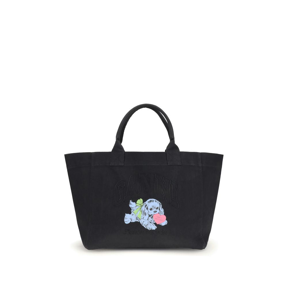 Sac shopper XXL Dog Print multicolore