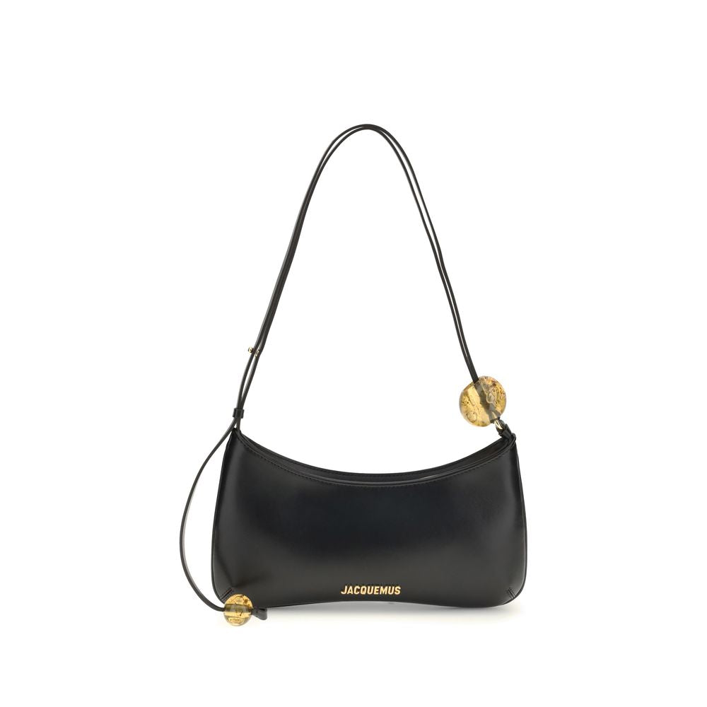 Sac à épaule Jacquemus Bisou Perle noir