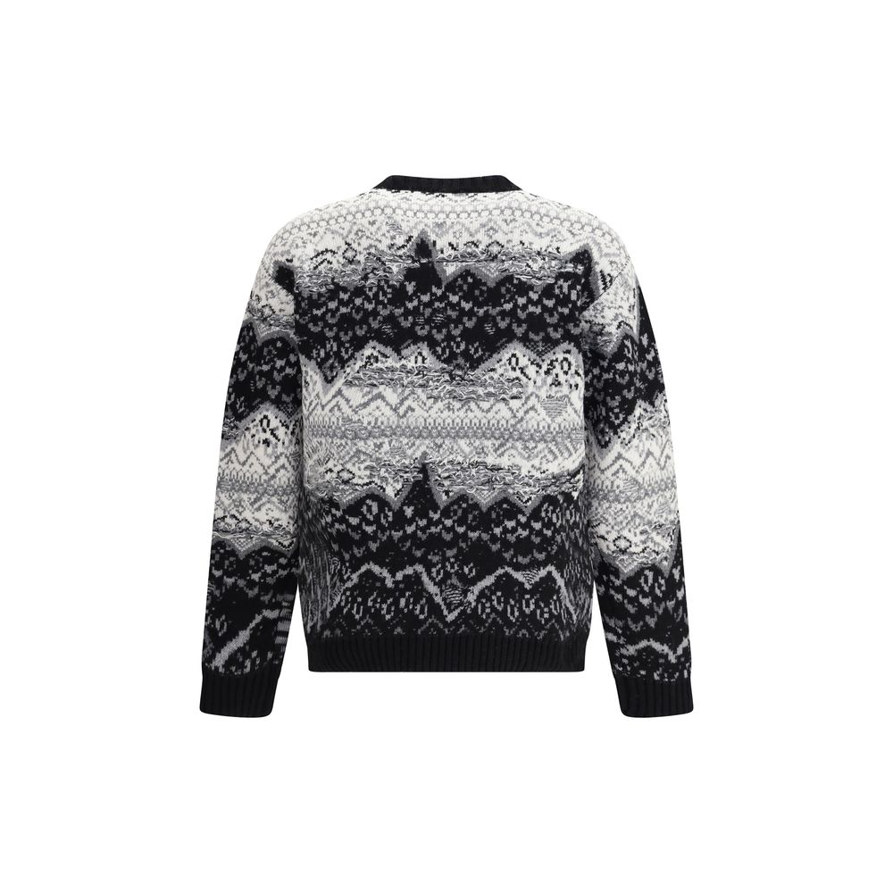 Pull Laneus à motif norvégien multicolore