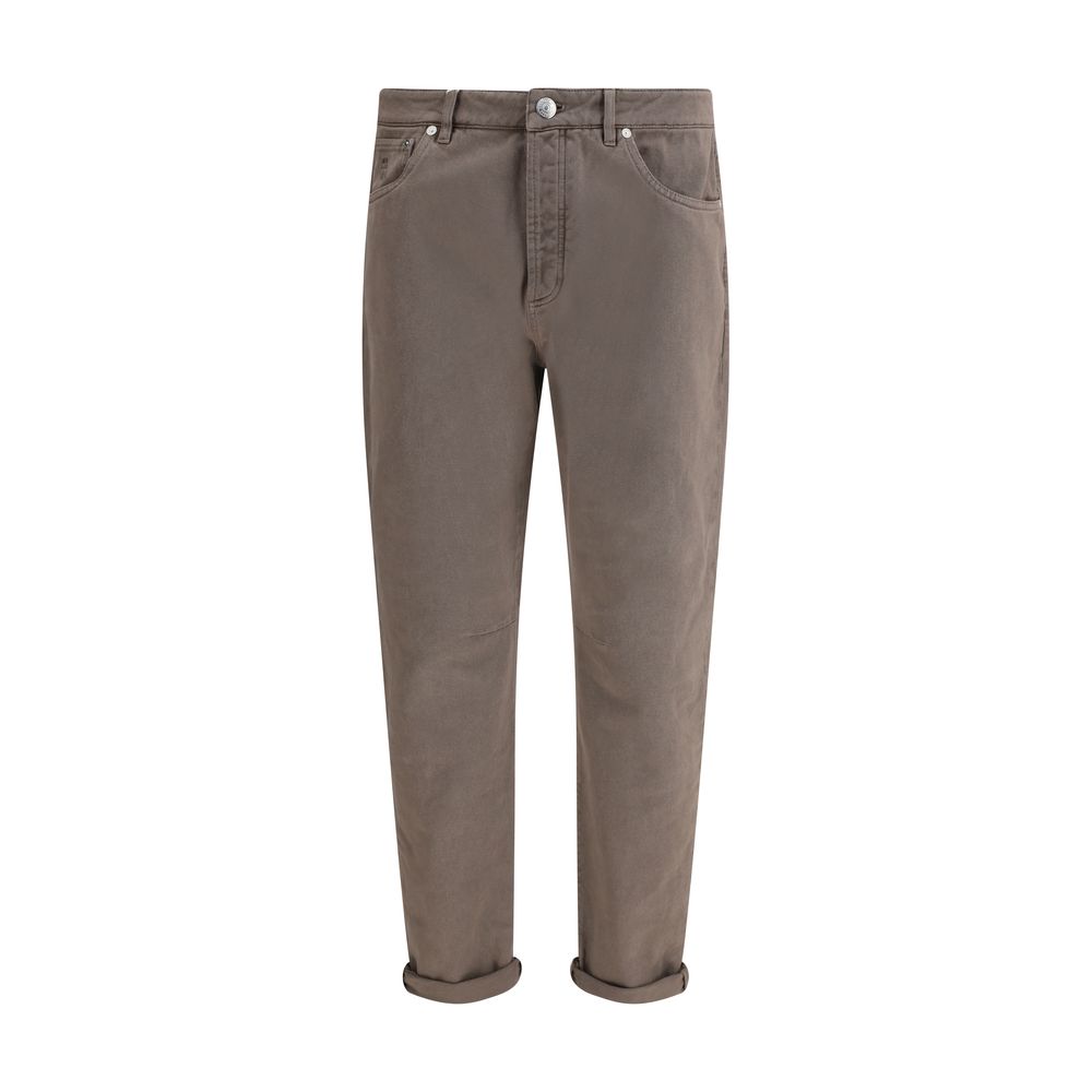 Jeans Brunello Cucinelli teints noirs